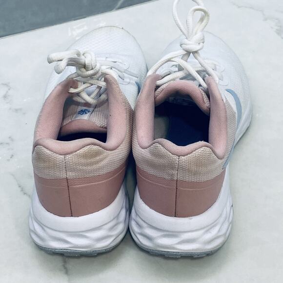 Nike Revolution 6 Shoes Womens Size 8 Running Sneakers DC3729-100 pink white - Picture 4 of 7
